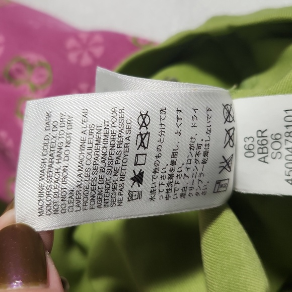 North Face Vapor Wick Colorful Shirt size L Green Purple Pink - Picture 10 of 13